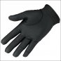 07 SIZE HERITAGE ELITE SHOW HORSE RIDING EQUESTRIAN GLOVE LYCRA LEATHER BLACK