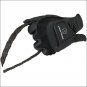 07 SIZE HERITAGE ELITE SHOW HORSE RIDING EQUESTRIAN GLOVE LYCRA LEATHER BLACK
