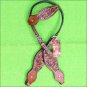 HILASON WESTERN LEATHER HORSE ONE EAR BRIDLE HEADSTALL MAHOGANY