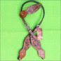HILASON WESTERN LEATHER HORSE ONE EAR BRIDLE HEADSTALL MAHOGANY