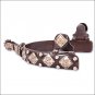 CLASSIC EQUINE GREYED IRON GIST DESIGN LARGE DIAMOND DOT SPUR