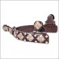 CLASSIC EQUINE GREYED IRON GIST DESIGN LARGE DIAMOND DOT SPUR