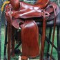 OS104MRED-F HILASON WESTERN BIG KING WADE RANCH COWBOY TRAIL ROPING SADDLE 15"