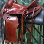 OS104MRED-F HILASON WESTERN BIG KING WADE RANCH COWBOY TRAIL ROPING SADDLE 15"