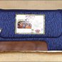 WEAVER SHOCKWAVE BLUE ALL PURPOSE HORSE SADDLE PAD MAIZE FLEECE BOTTOM