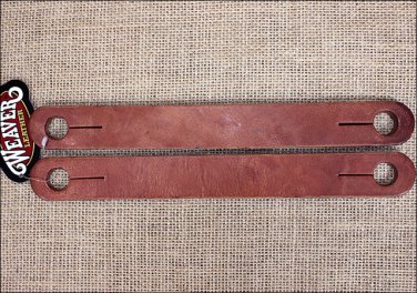 WEAVER LEATHER BASIC SINGLE PLY HARNESS LEATHER SLOBBER STRAPS TACK HORSE