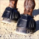 LARGE PROFESSIONAL CHOICE EASY ON RUBBER FLEXIBLE HORSE BELL BOOT BLACK
