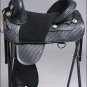 TW913-F HILASON TREELESS WESTERN LEATHER TRAIL BARREL RACING RIDING SADDLE 15"