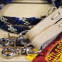 R31 HILASON WESTERN HORSE TACK THREE TONE POLY ROPE REIN W/ NICKEL PLATED SNAPS