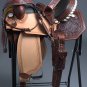 BH130-F HILASON WESTERN LEATHER BARREL RACING TRAIL PLEASURE RIDING SADDLE 15"