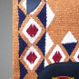 FEP209 HILASON SHOW NEW ZEALAND WOOL SADDLE BLANKET WESTERN RUST WHITE