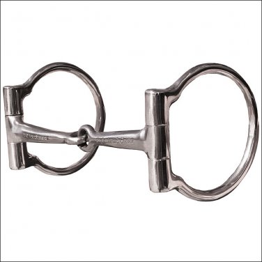 PROFESSIONAL CHOICE JOHN DEERE D-RING COPPER INLAY SNAFFLE HORSE MOUTH BIT