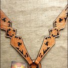HILASON WESTERN H TOOL LEATHER HORSE BREAST COLLAR TAN