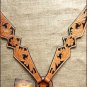 HILASON WESTERN H TOOL LEATHER HORSE BREAST COLLAR TAN