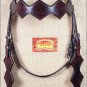 S902DB NEW HILASON WESTERN LEATHER HORSE BRIDLE HEADSTALL DARK BROWN