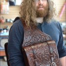 BH102DBSHL-F HILASON WESTERN LEATHER SADDLE SHOULDER BAG