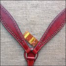 S476 HILASON WESTERN LEATHER HORSE BREAST COLLAR MAHOGANY