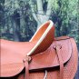 NI-W04-17" WESTERN LEATHER COWBOY WADE RANCH ROPING HORSE SADDLE W/ TACK SET