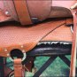 NI-W04-17" WESTERN LEATHER COWBOY WADE RANCH ROPING HORSE SADDLE W/ TACK SET
