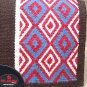 FEP309 HILASON WESTERN NEW ZEALAND WOOL HORSE SADDLE BLANKET BROWN CRIMSON