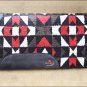 FEP235 MADE N USA HILASON WESTERN WOOL SHOCK BUSTER SADDLE BLANKET PAD WHITE RED