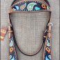 HILASON WESTERN LEATHER HORSE BRIDLE HEADSTALL HAND PAINT PAISLEY