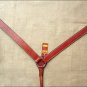 F614 HILASON LEATHER WESTERN HORSE HEADSTALL BRIDLE BREAST COLLAR - MAHOGANY