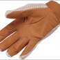SIZE 03 HERITAGE CROCHET RIDING GLOVES HORSE EQUESTRIAN NATURAL/TAN