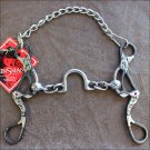 REINSMAN MOLLY POWELL PERFORMANCE SERIES LARGE PORTED HORSE CHAIN MOUTH BIT