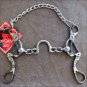REINSMAN MOLLY POWELL PERFORMANCE SERIES LARGE PORTED HORSE CHAIN MOUTH BIT