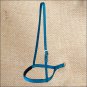 NEW TURQUOISE HILASON WESTERN TACK 1 INCH 2 PLY NYLON HORSE NOSEBAND