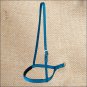 NEW TURQUOISE HILASON WESTERN TACK 1 INCH 2 PLY NYLON HORSE NOSEBAND