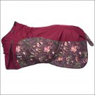 78 INCH BURGANDY TOUGH-1 TIMBER 600D RIPSTOP POLY WATERPROOF WINTER HORSE SHEET
