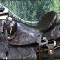 WD013CHO-15"" HILASON BIG KING WESTERN WADE RANCH ROPING LEATHER HORSE SADDLE