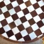 HR139-F HILASON HOME DECOR COWHIIDE HAIR ON LEATHER PATCHWORK ROUND RUGS CARPET