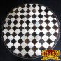 HR140-F HILASON HOME DECOR COWHIIDE HAIR ON LEATHER PATCHWORK ROUND RUGS CARPET