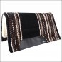 34X36 CLASSIC EQUINE SENSORFLEX NEW ZEALAND WOOL FLEECE HORSE SADDLE PAD BLACK