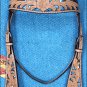 HILASON WESTERN LEATHER HORSE BRIDLE HEADSTALL TAN WITH TURQUOISE