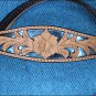 HILASON WESTERN LEATHER HORSE BRIDLE HEADSTALL TAN WITH TURQUOISE