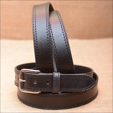 50" HILASON HAND MADE HEAVY DUTY BUFFALO HIDE LEATHER STICHED BELT
