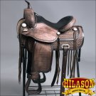 TT106RO-F HILASON FLEX-TREE ENDURANCE TRAIL RIDING WESTERN SADDLE 16"