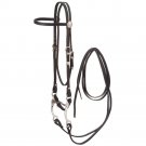 5/8" TOUGH 1 KING SERIES COMPLETE LEATHER BROWBAND BRIDLES BLACK
