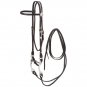 5/8" TOUGH 1 KING SERIES COMPLETE LEATHER BROWBAND BRIDLES BLACK