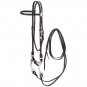 5/8" TOUGH 1 KING SERIES COMPLETE LEATHER BROWBAND BRIDLES BLACK