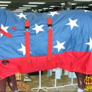 66" HILASON 1200D RIPSTOP WATERPROOF POLY HORSE WINTER SHEET BELLY WRAP US FLAG