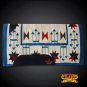 FE343-F HILASON WESTERN NEW ZEALAND WOOL SADDLE BLANKET WHITE SKY BLUE