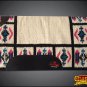 FE339-F HILASON WESTERN NEW ZEALAND WOOL SADDLE BLANKET OFF WHITE PINK