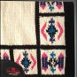 FE339-F HILASON WESTERN NEW ZEALAND WOOL SADDLE BLANKET OFF WHITE PINK
