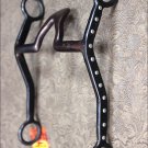 HILASON BLACK STEEL TRAINING BIT CATHEDRAL MOUTH WESTERN TACK