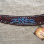 F538 NEW HILASON WESTERN LEATHER HORSE BREAST COLLAR DARK BROWN